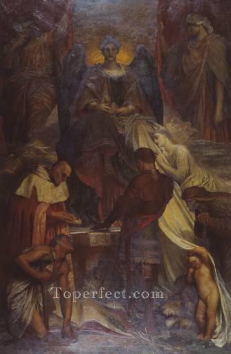 The Court of Death symbolist George Frederic Watts Oil Paintings